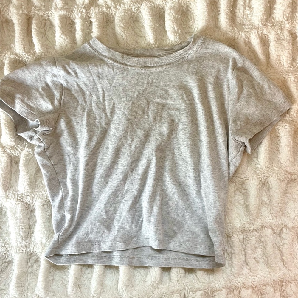 Hollister Light Gray Tee